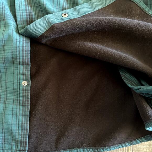 Stylus Green Plaid Snap Up Shirt Fully Lined Size XXL - Picture 4 of 8